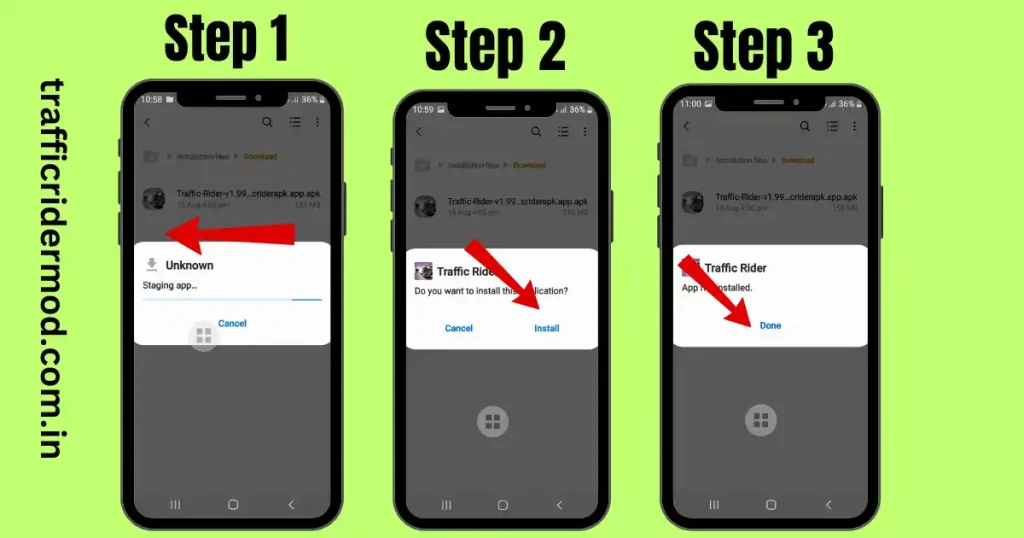 How to download and install the Traffic Rider Mod APK for Android