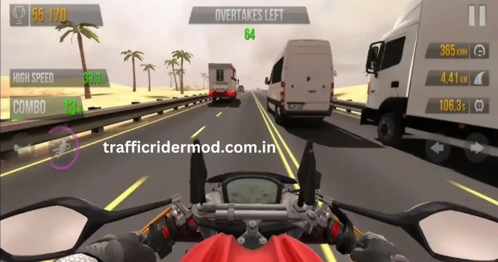 Traffic Rider Mod APK Gameplay